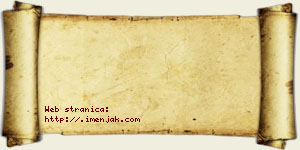 Isak Iričanin vizit kartica